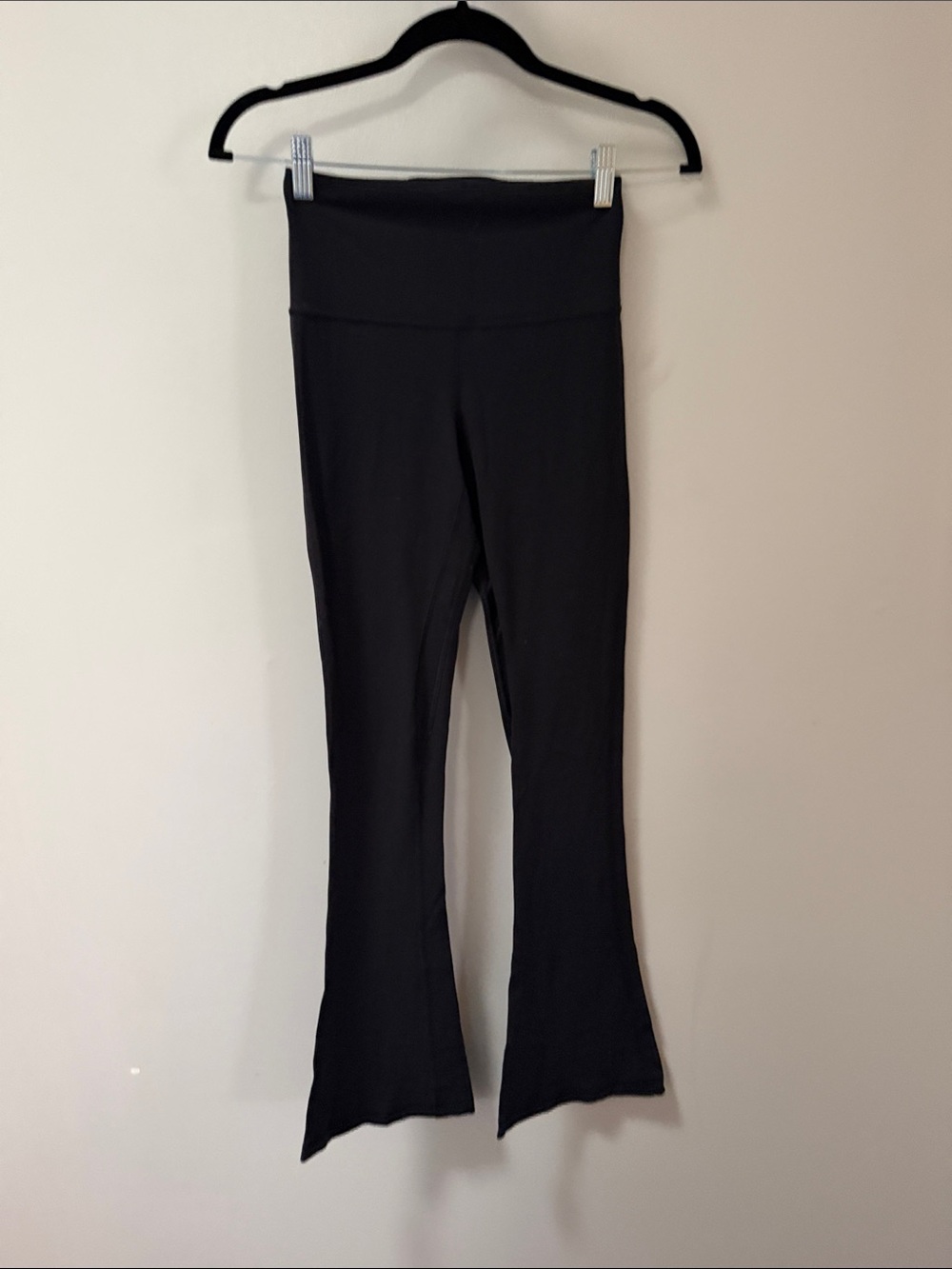 lululemon athletica Black Boot-Cut Flare Yoga Pants